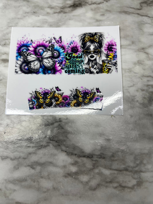 Good Things Are Coming Mini Tumbler Wrap