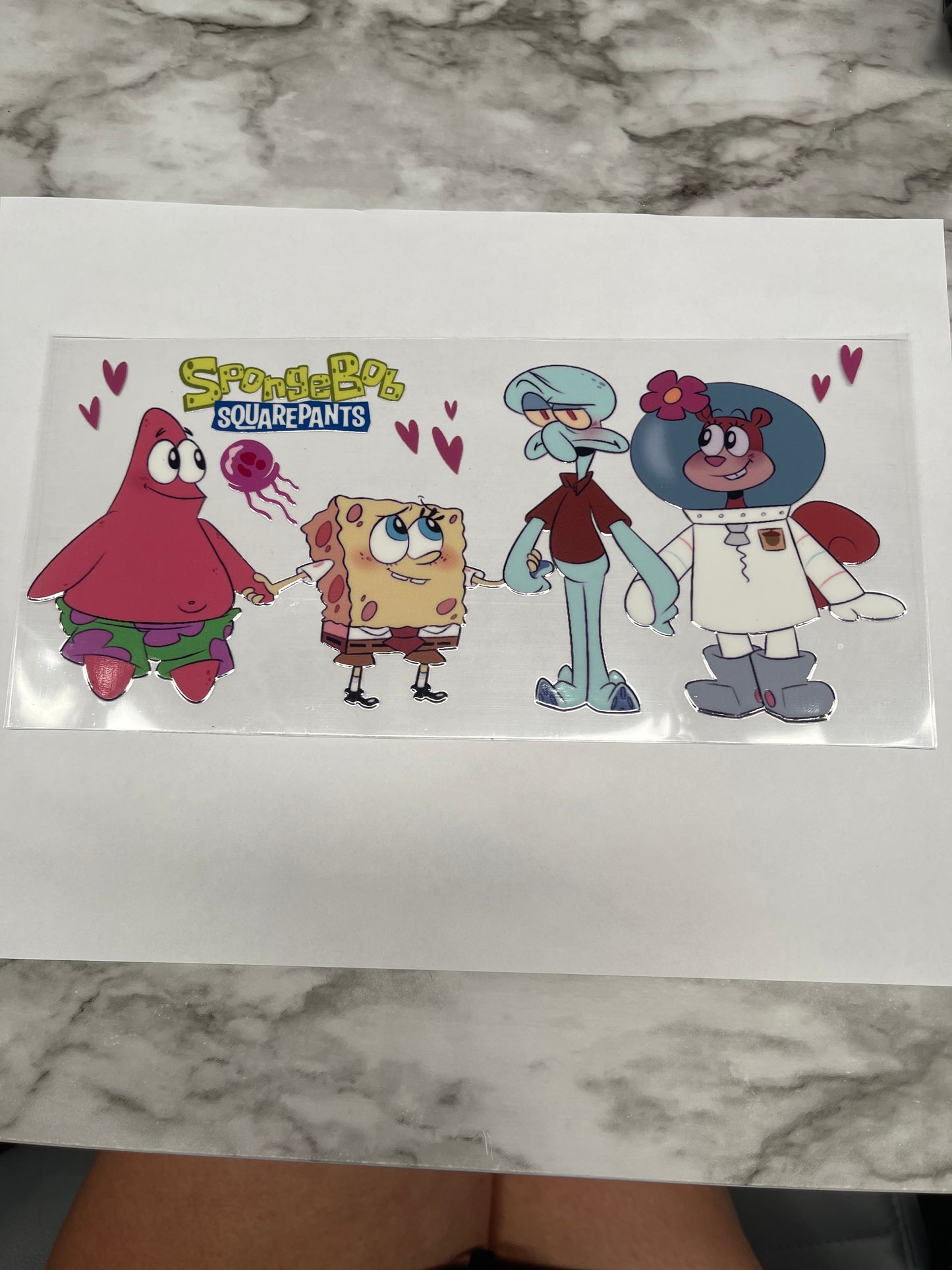 Sponge Starfish Cartoon
