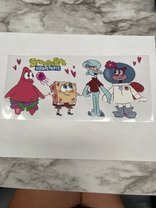 Sponge Starfish Cartoon