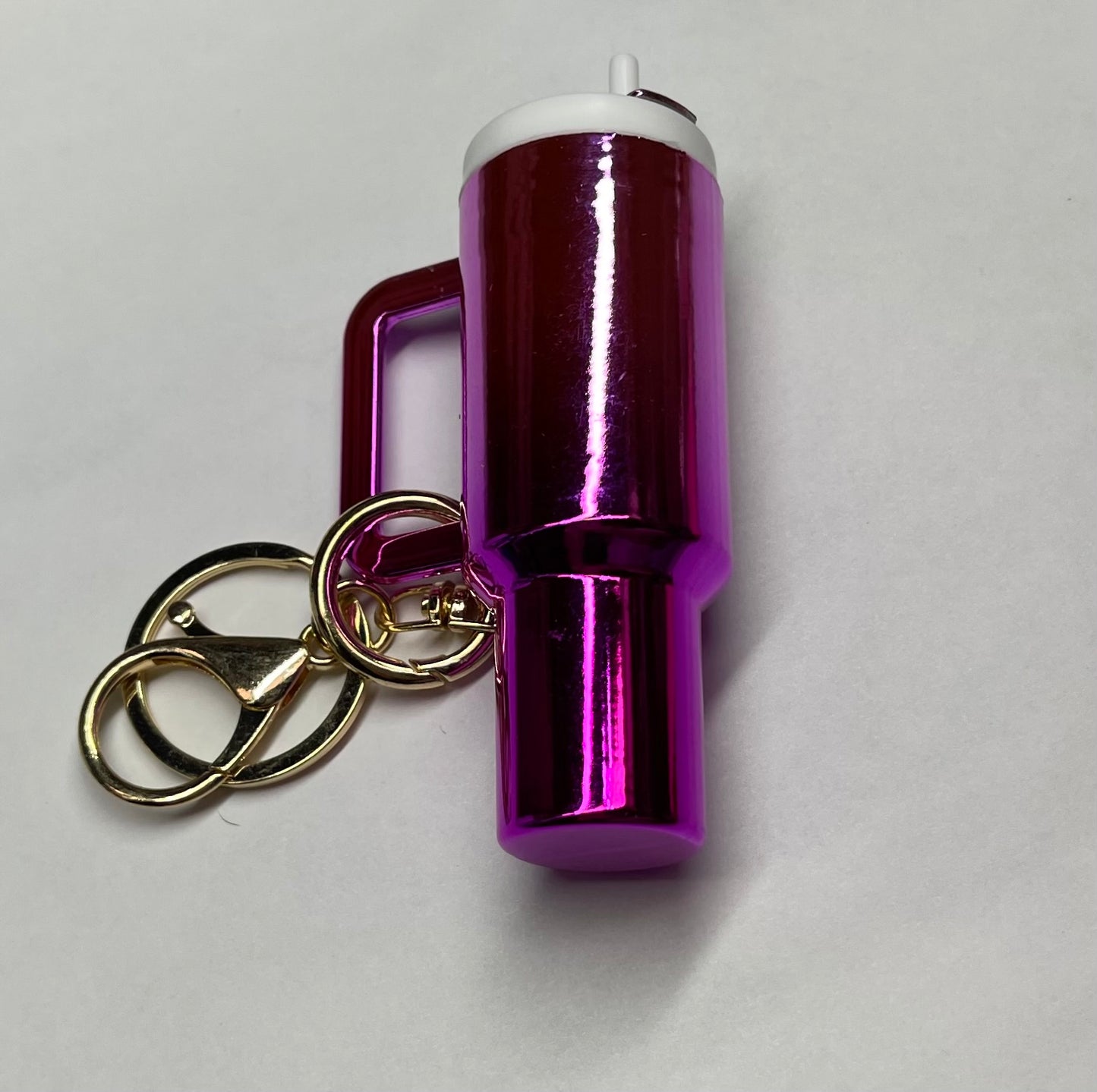 Ombre Mini Tumbler Chapstick Keychain Blank