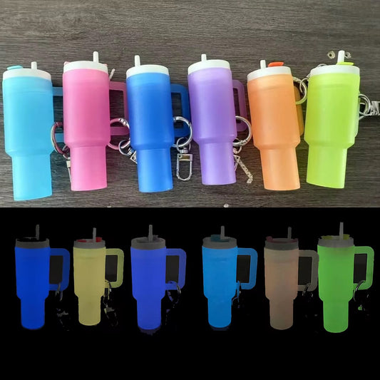 Glow Mini Tumbler Chapstick Keychain Blank