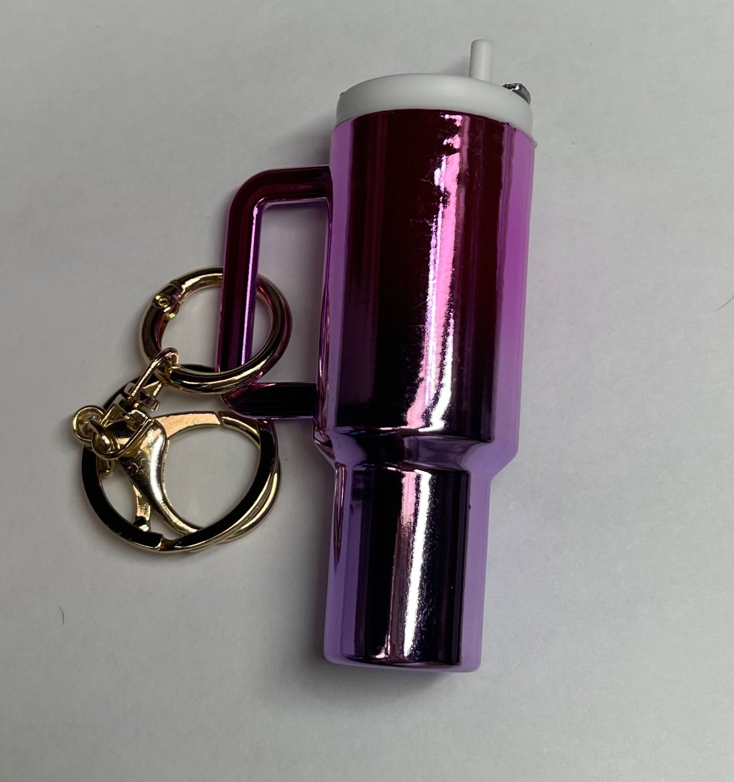Ombre Mini Tumbler Chapstick Keychain Blank