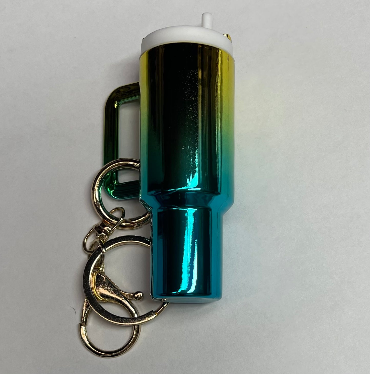 Ombre Mini Tumbler Chapstick Keychain Blank