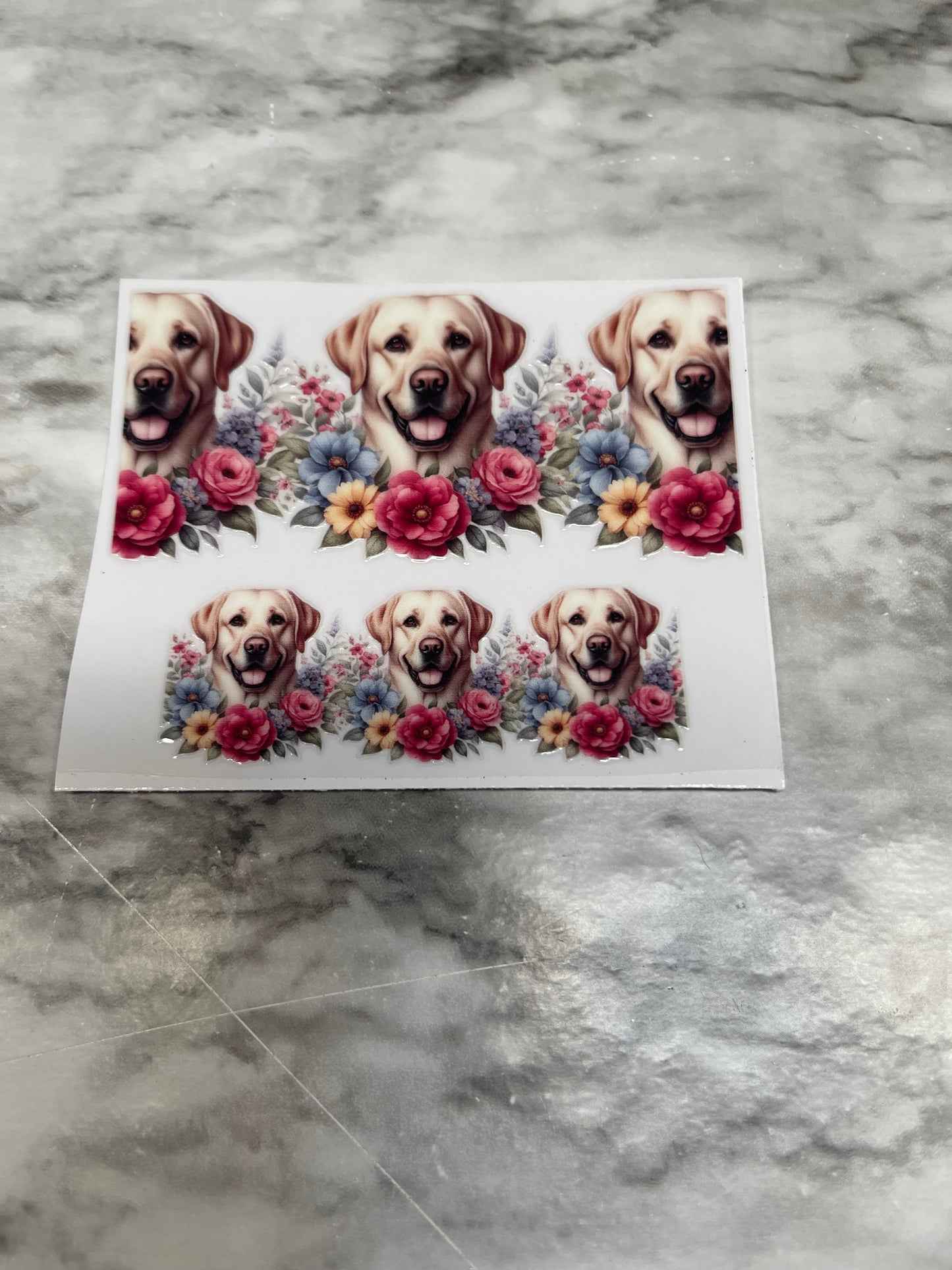 Lab and Flowers Mini Tumbler Wrap