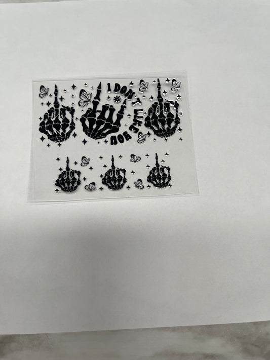 I Don’t Like You Mini Tumbler Wrap
