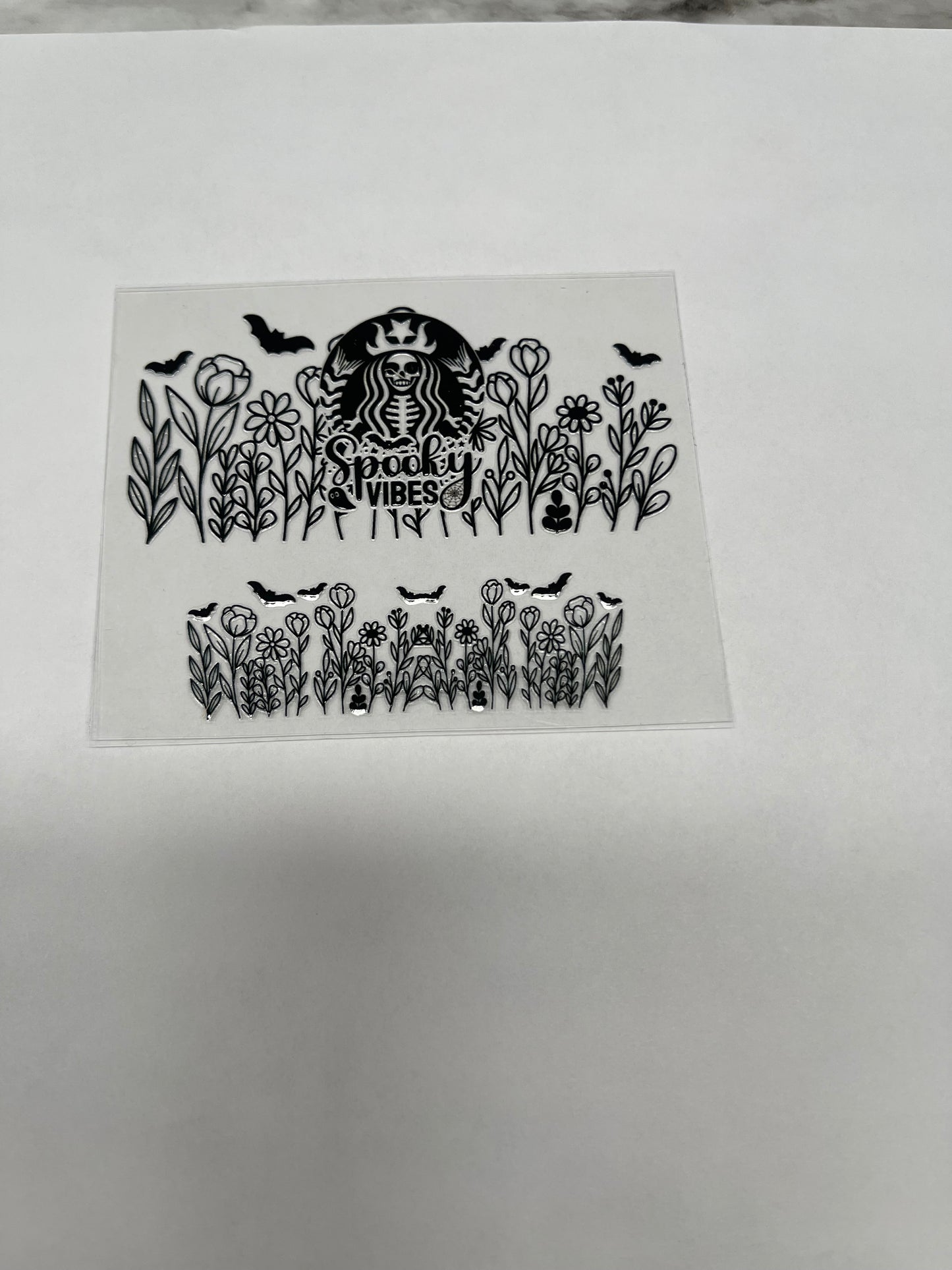 Spooky Vibes Mini Tumbler Wrap