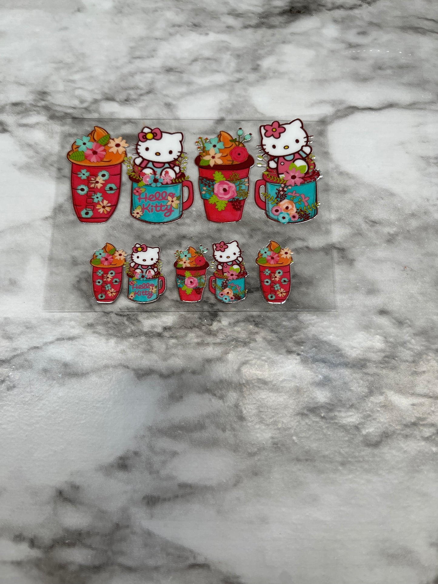 HK Coffee Mini Keychain Tumbler Decal