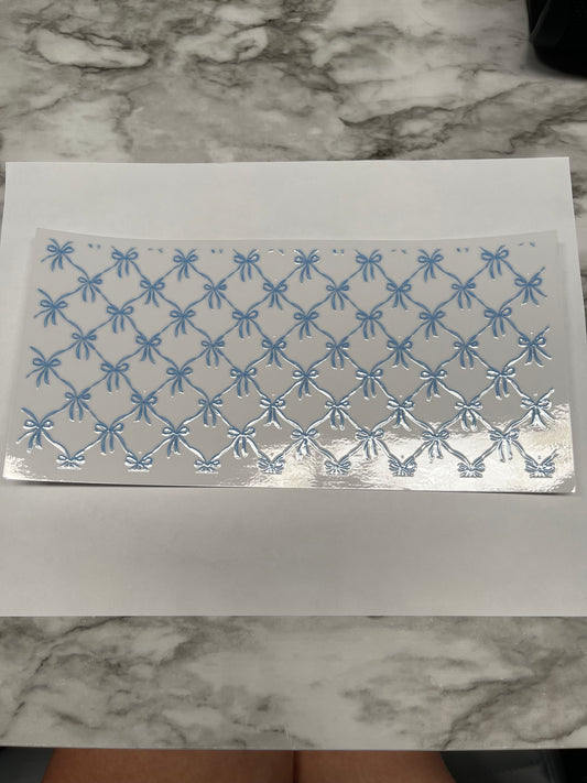 Blue Coquette Pattern