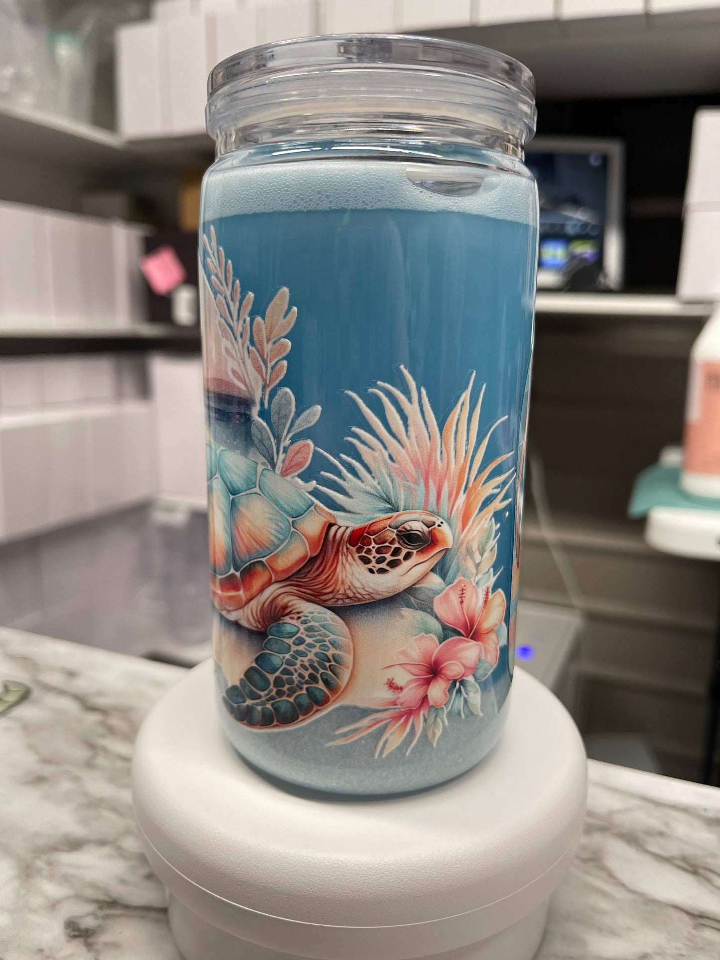 16oz Pre Made Beach Tumbler