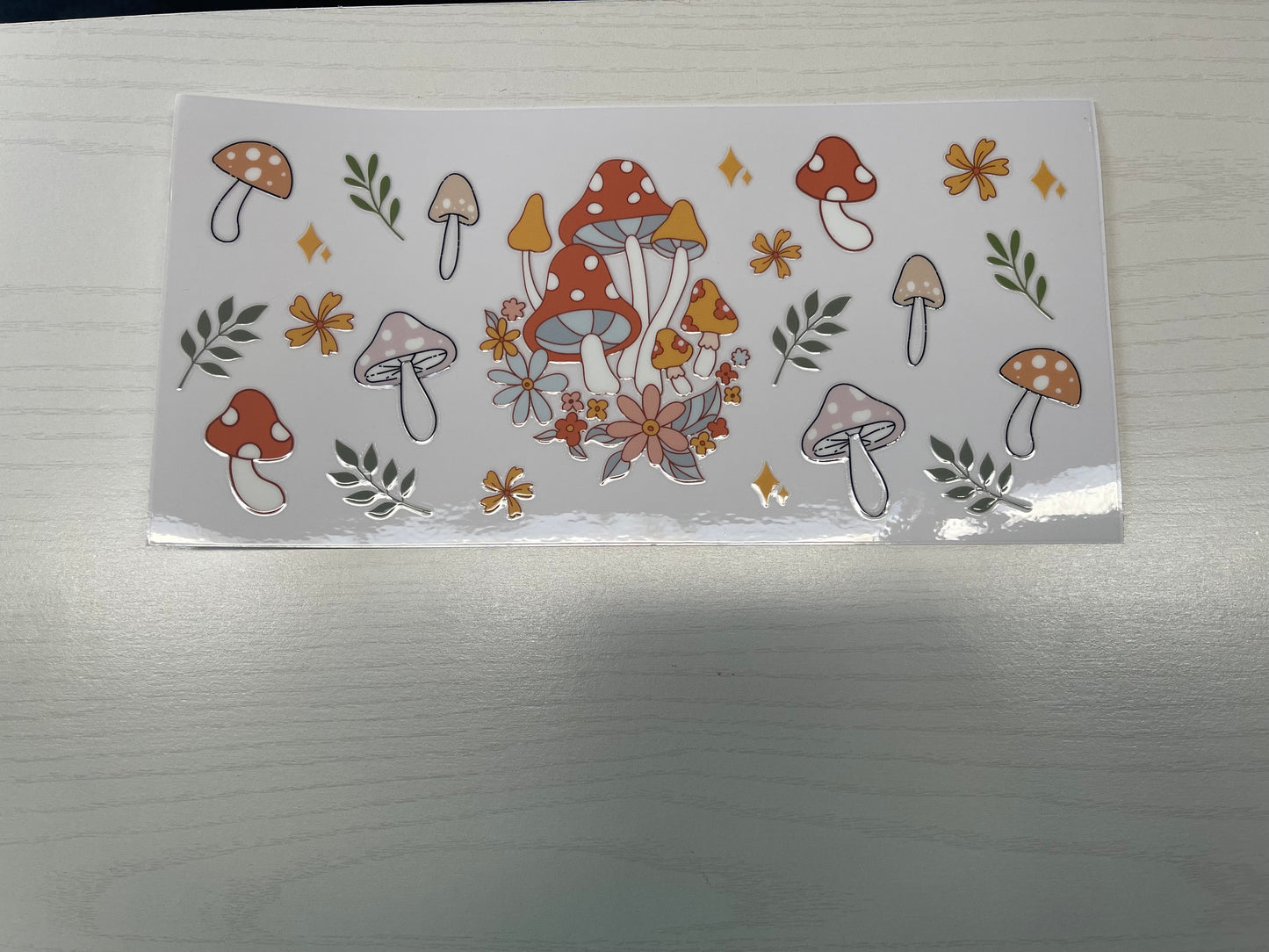 Mushrooms and Flowers