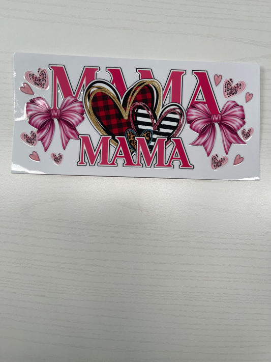 Mama Plaid Heart