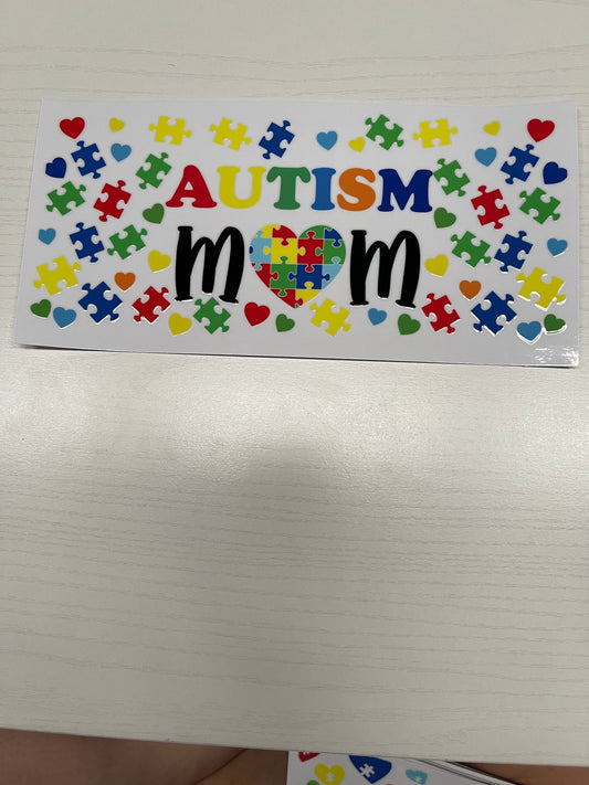 Autism Mom Puzzle Heart