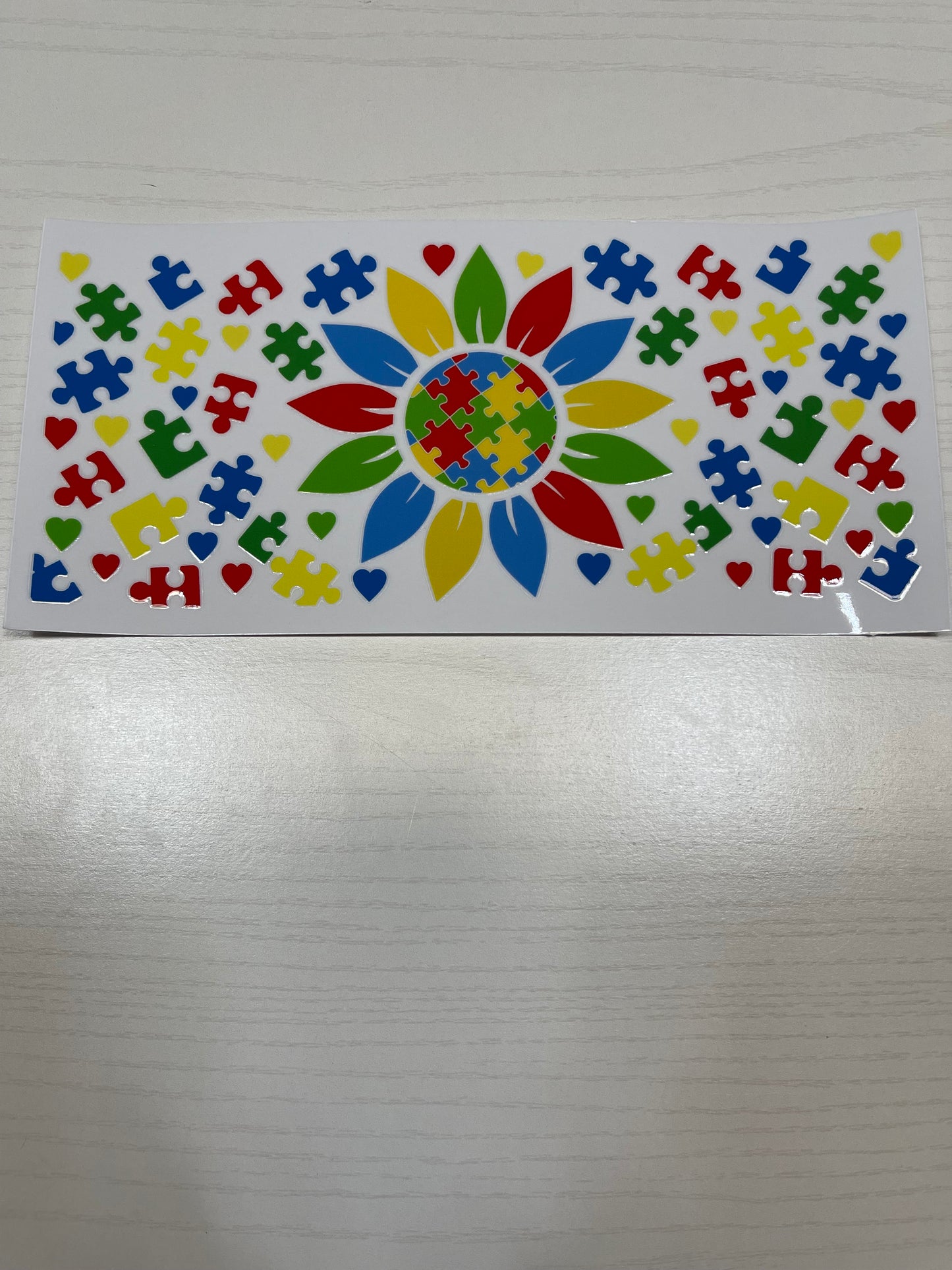 Autism Awareness Sunflower