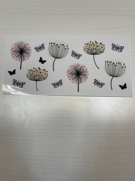 Boho Dandelions and Butterflies
