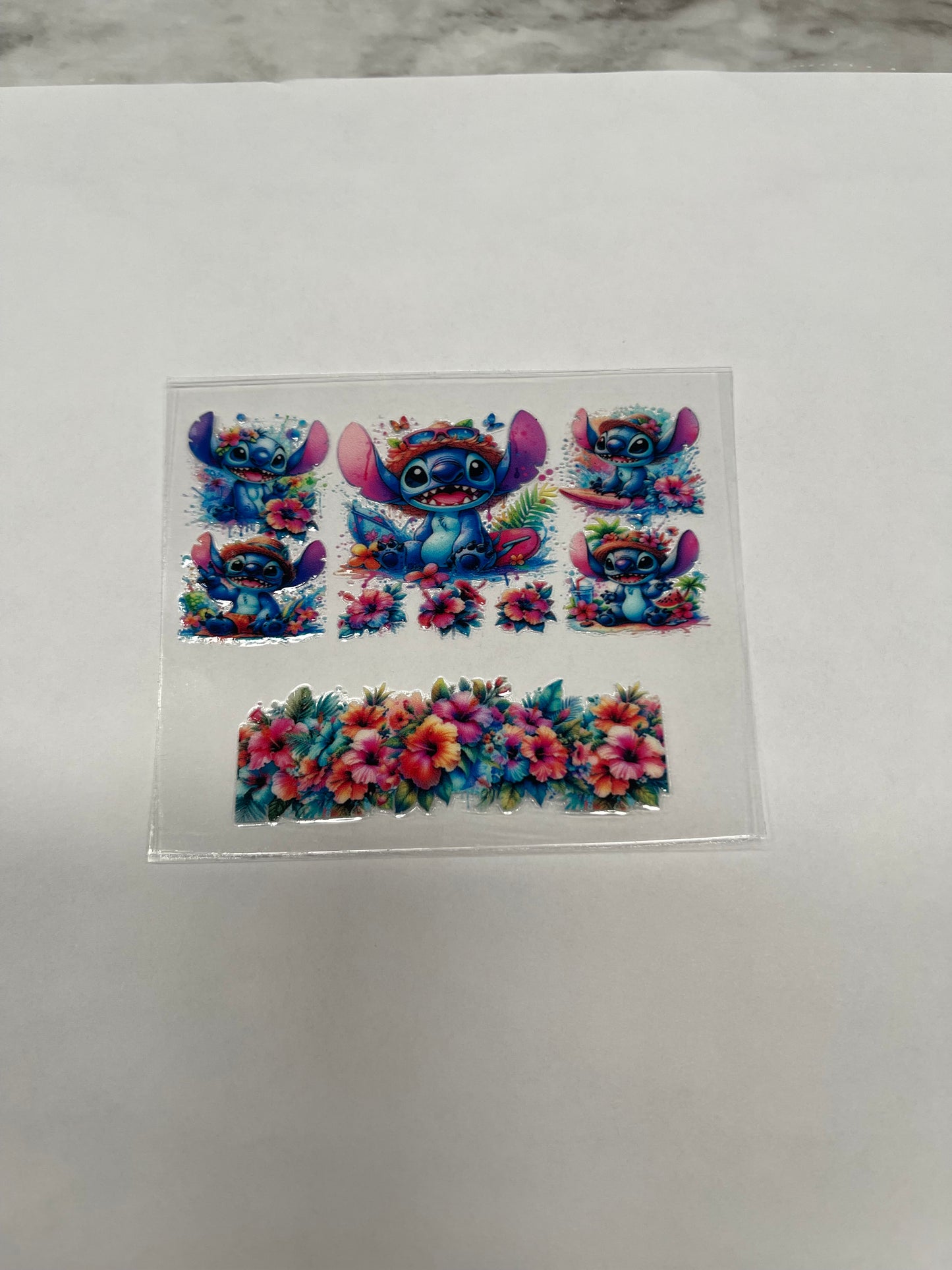 Alien Hibiscus Mini Keychain Wrap