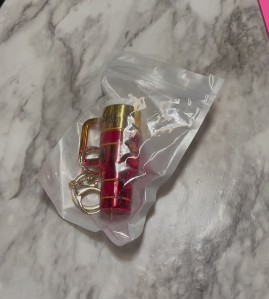 KC Ombre Mini Tumbler Chapstick Keychain