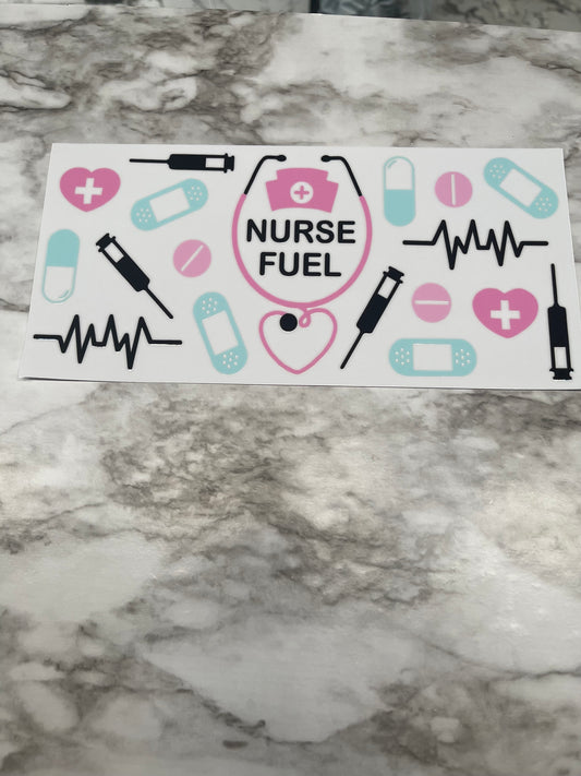 Nurse Fuel Pink Mint and Black