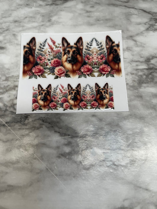 German Shepard Mini Tumbler Wrap