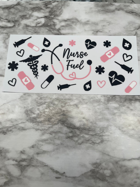 Nurse Fuel Pink and Black