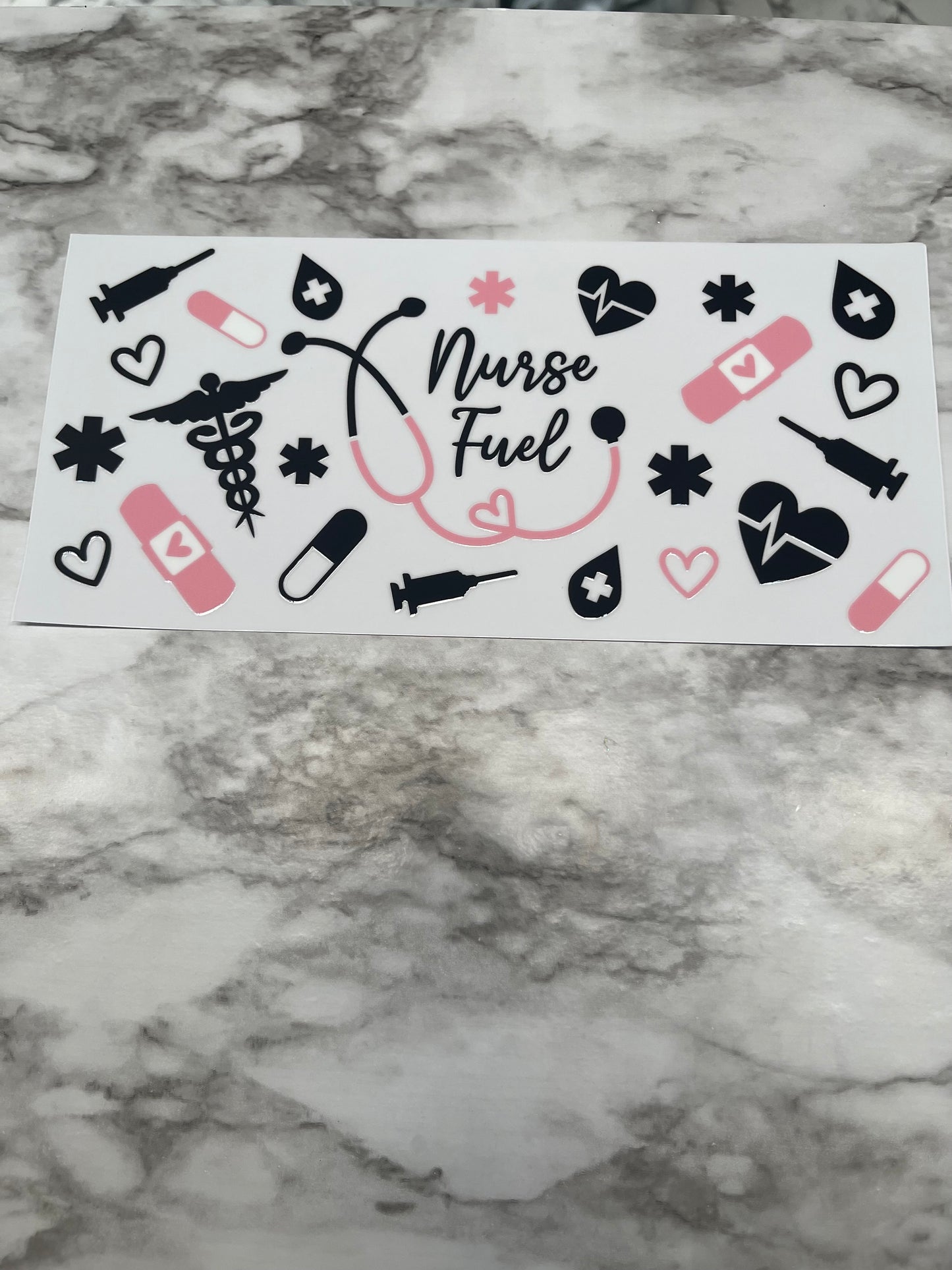 Nurse Fuel Pink and Black