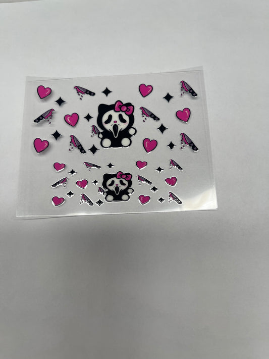 HK Ghost Face Mini Tumbler Wrap