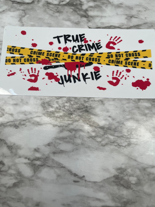 Handprint True Crime Junkie