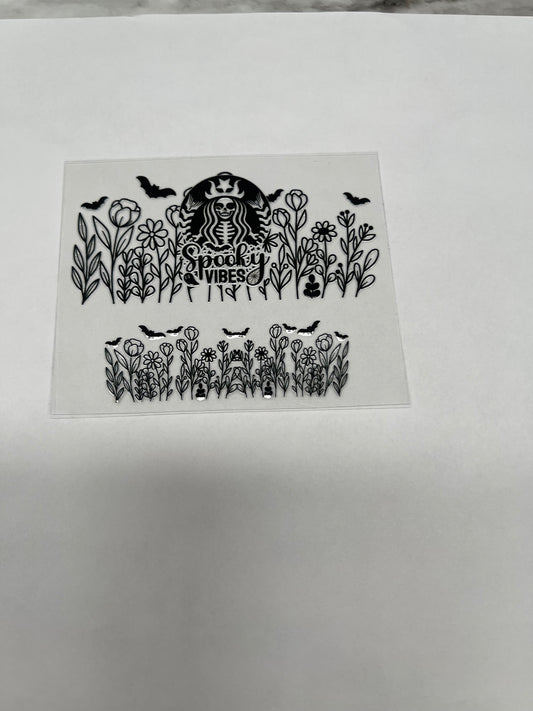 Spooky Vibes Mini Tumbler Wrap