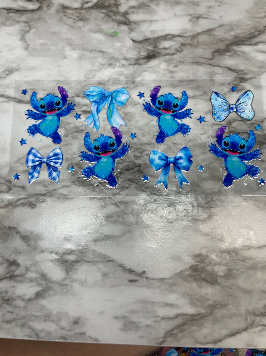 Blue Alien With Bows