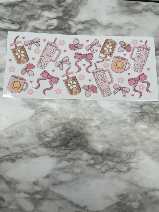 Pink Coffee and Bows