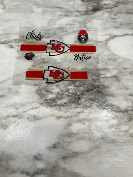 Chiefs Mini Tumbler Keychain Decal