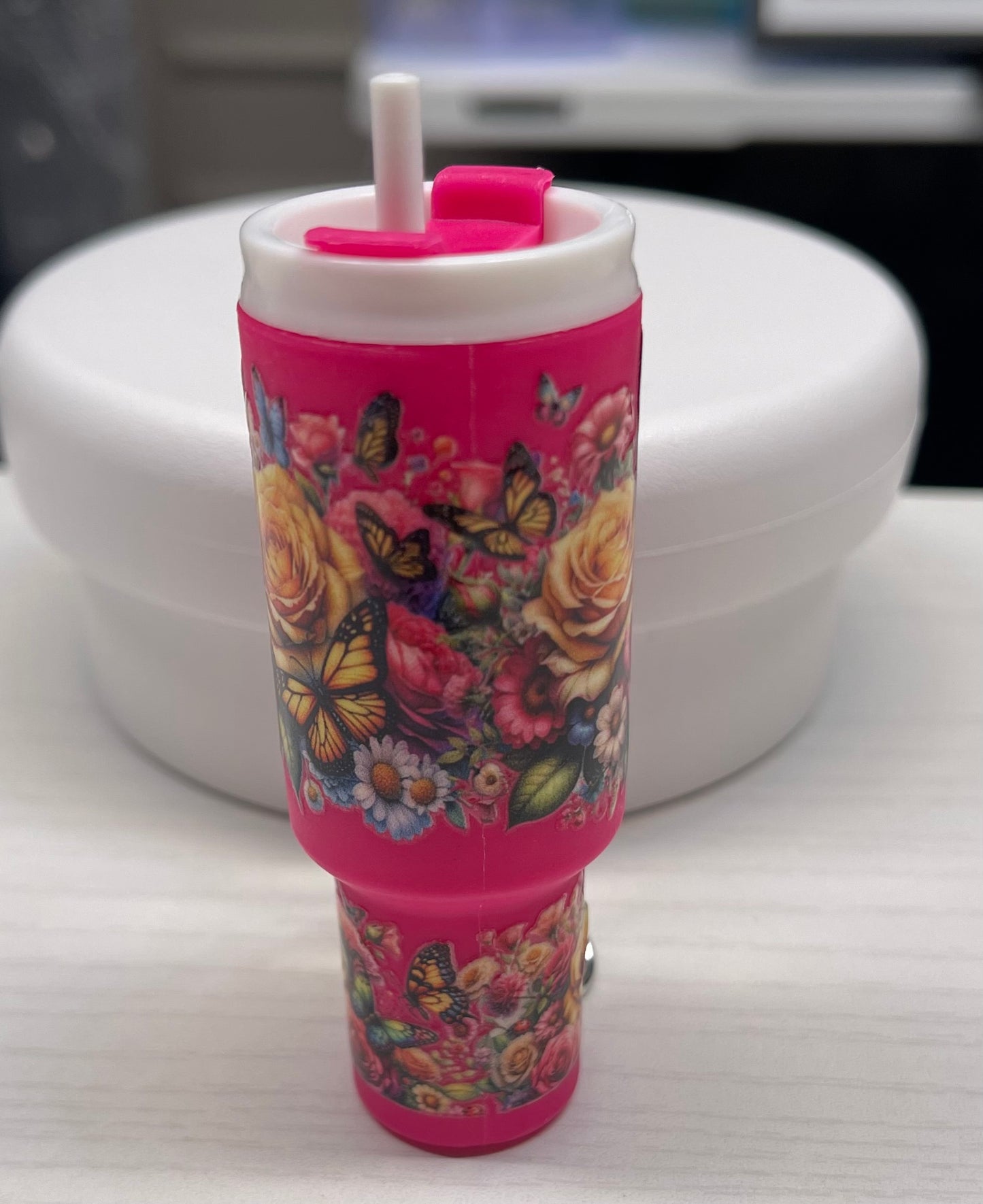 Mini Tumbler Chapstick Keychain