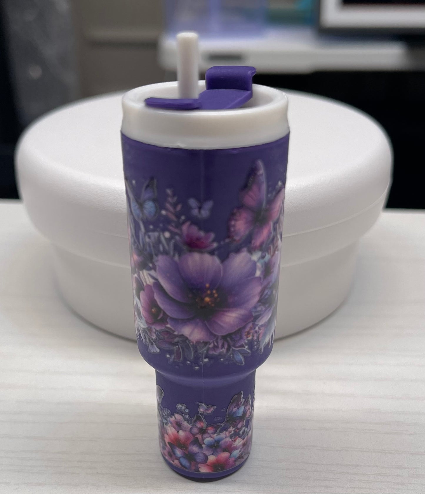 Mini Tumbler Chapstick Keychain