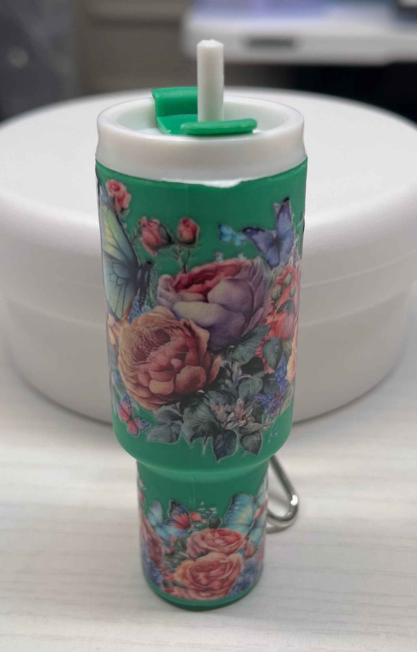 Mini Tumbler Chapstick Keychain
